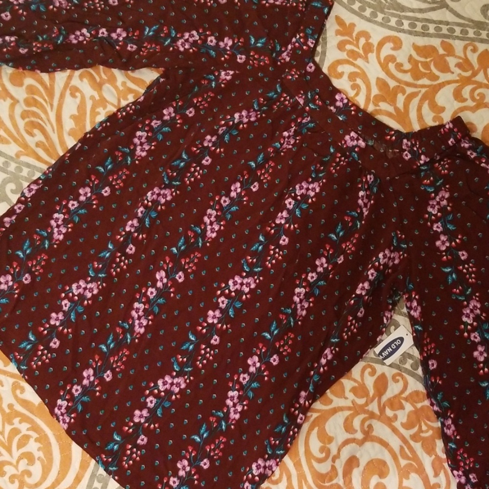 Long sleeve off the shoulder blouse